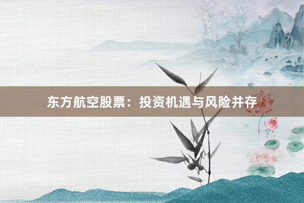 东方航空股票：投资机遇与风险并存